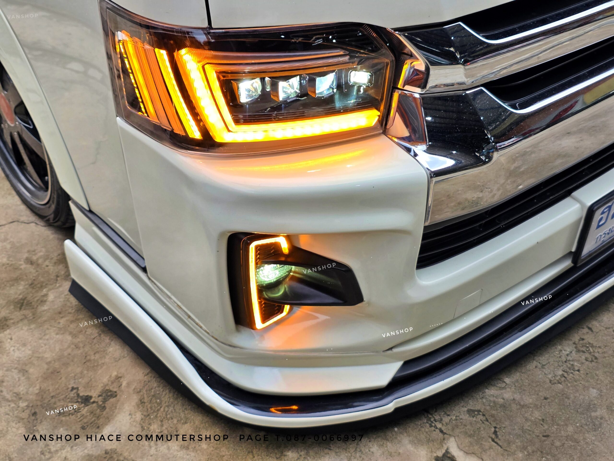 โคมไฟหน้า Valenti Jewel LED ULTRA ตรงรุ่น Toyota Hiace / Commuter 200 Series (งานสเปคแท้ญี่ปุ่น ไฟเลี้ยววิ่ง) - Image 12